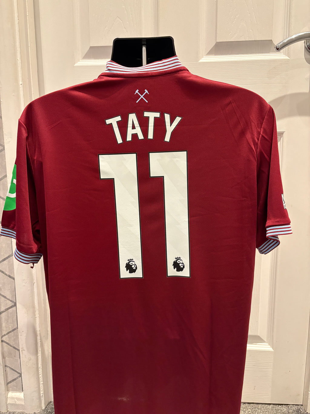 West Ham United 2025/26 Home Shirt – TATY 11 – XL – Premier League Badges