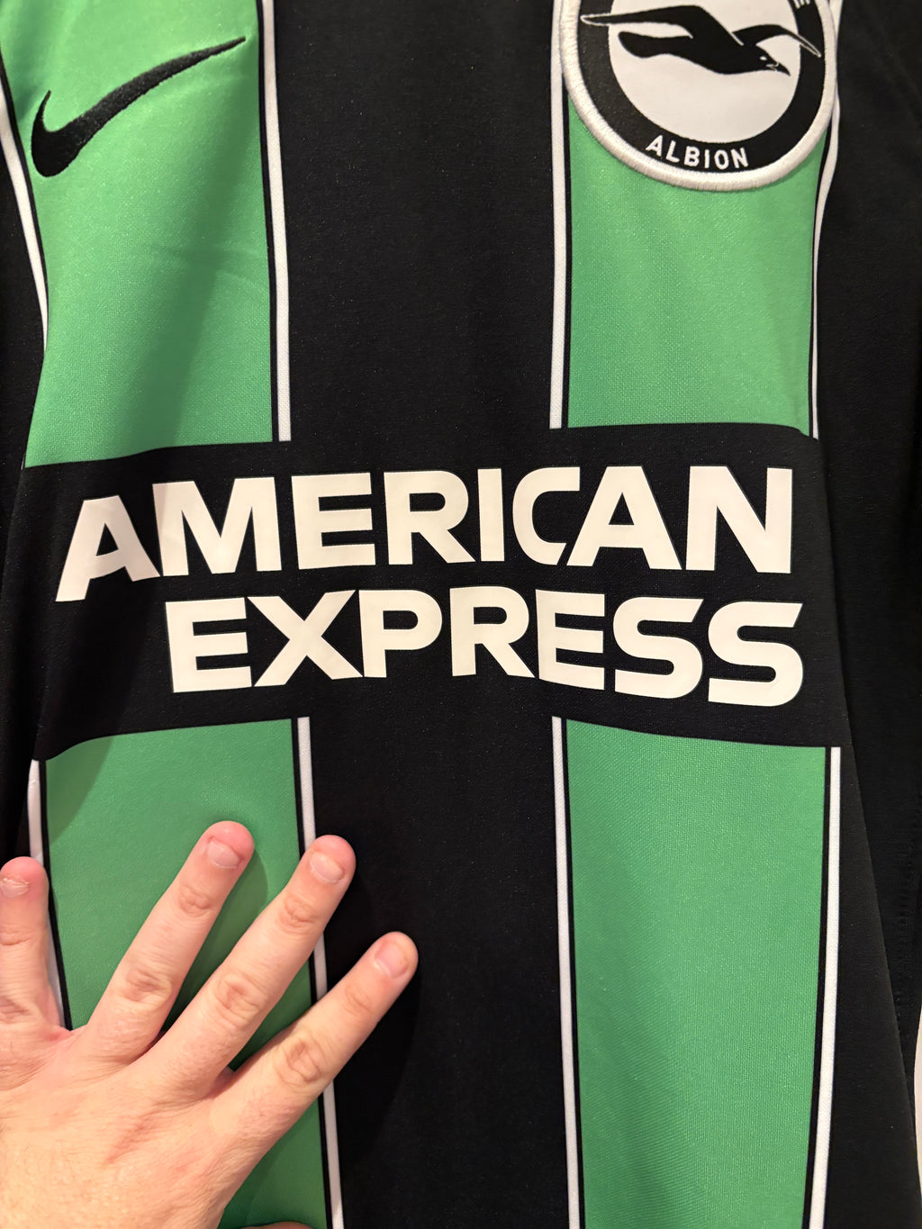 Brighton & Hove Albion 2023/24 Away Shirt – Gross 13 Nike Size S