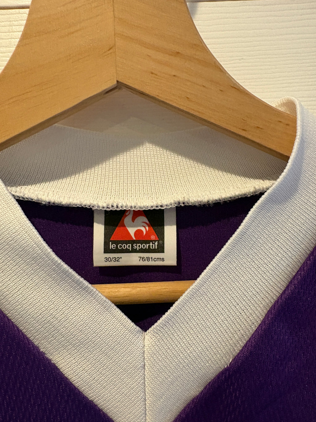 Harchester United FC Home Shirt Dream Team Sky One Le Coq Sportif Dream Inc Purple 30/32”