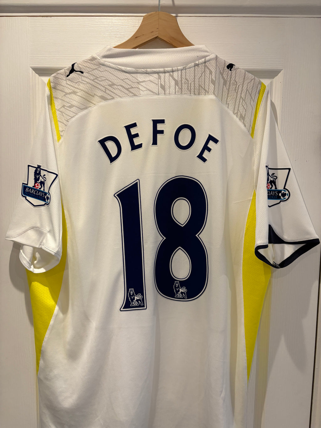 Tottenham Hotspur 2008/09 Home Shirt #18 Defoe Puma XXL Mansion.com Barclays Premier League
