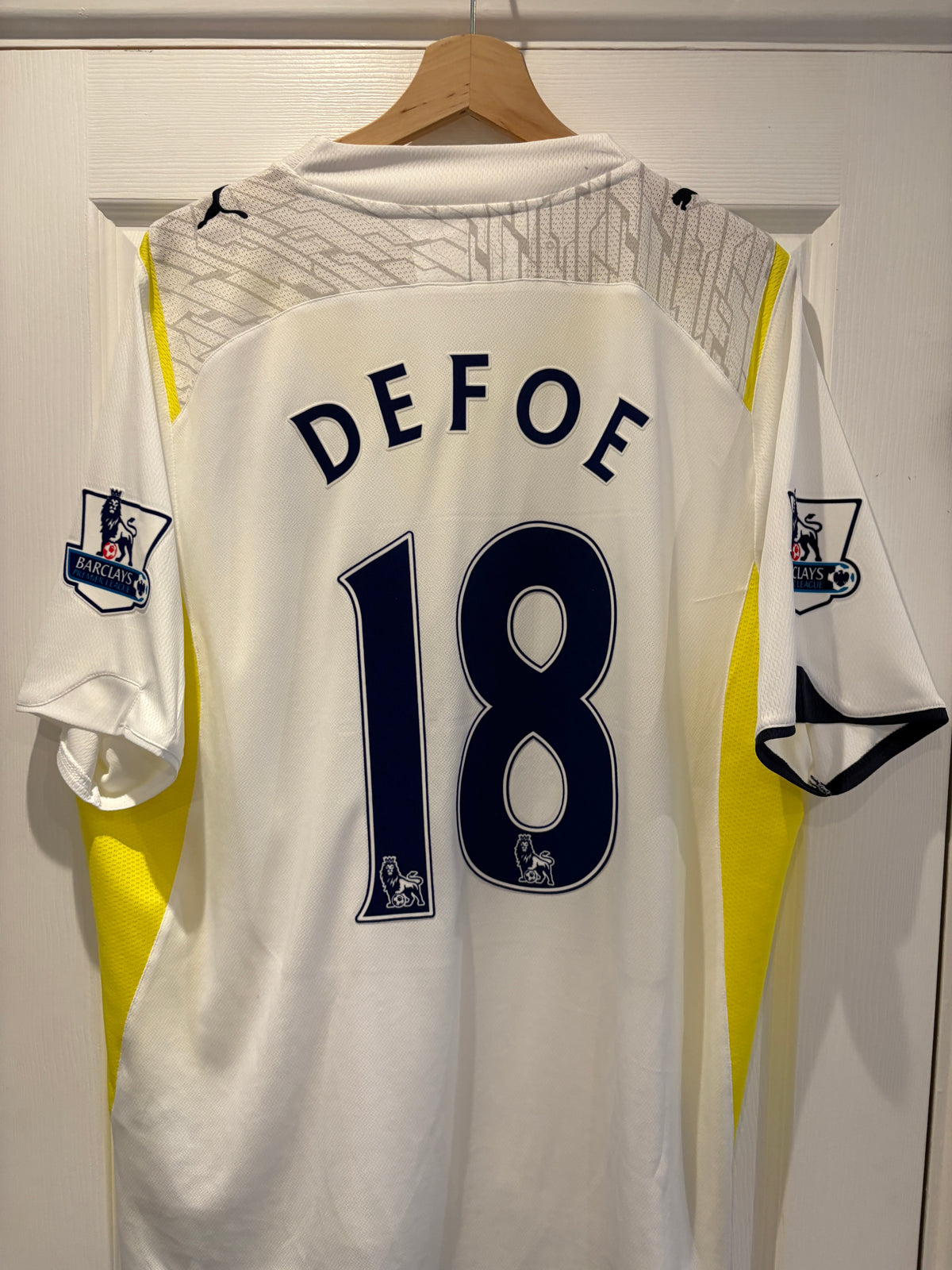 Tottenham Hotspur 2008/09 Home Shirt #18 Defoe Puma XXL Mansion.com Barclays Premier League