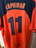 FC Barcelona 2025/26 Third Shirt Raphinha 11 Orange Nike Dri-Fit Champions League Badge Size 3XL