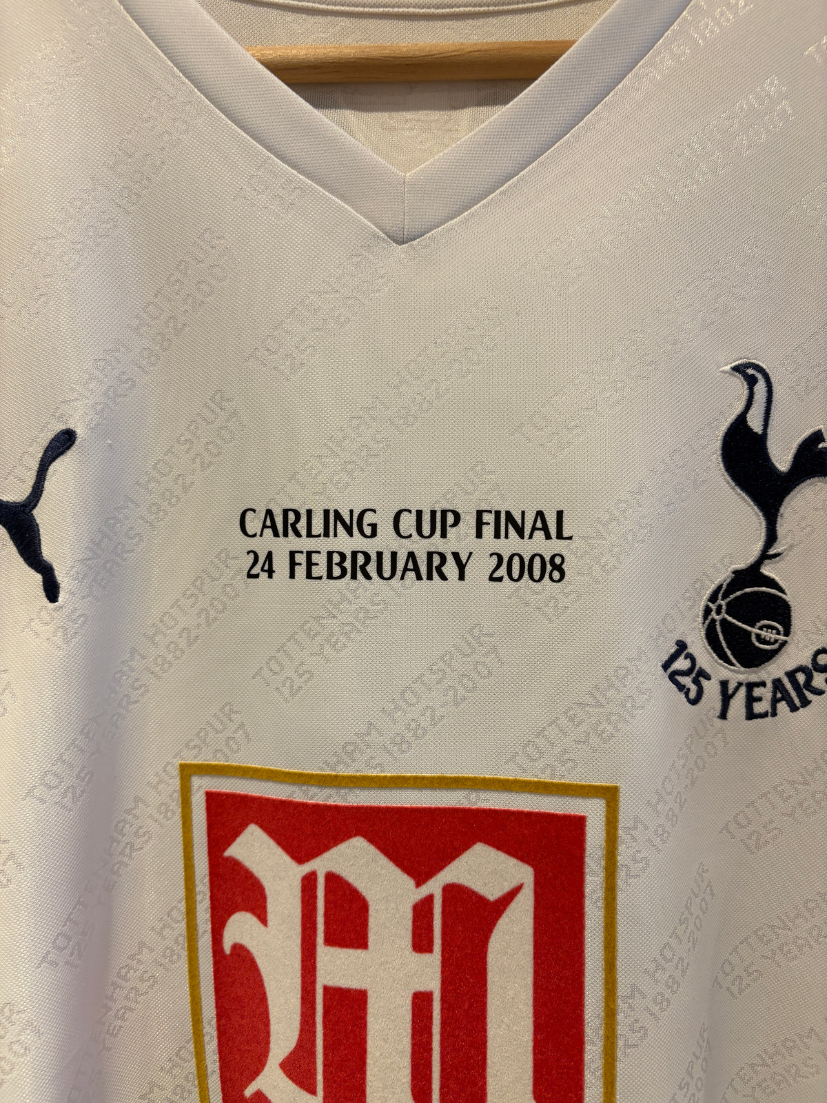 Tottenham Hotspur 2007/08 Home Shirt – Carling Cup Final Berbatov 9 Puma Size XL 125 Years