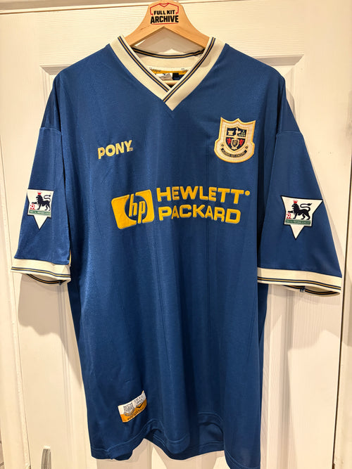 Tottenham Hotspur 1997/98 Away Shirt Klinsmann 33 – Official Pony Reissue – XL