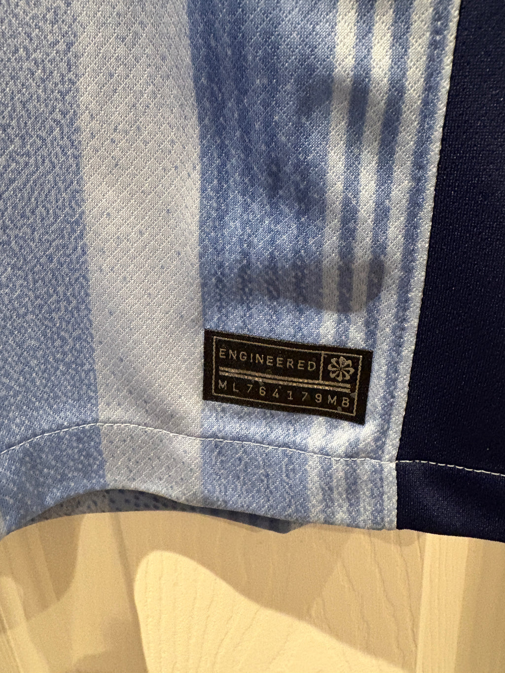 Tottenham 2024/25 Away Shirt Bergvall 15 Europa League Large Nike