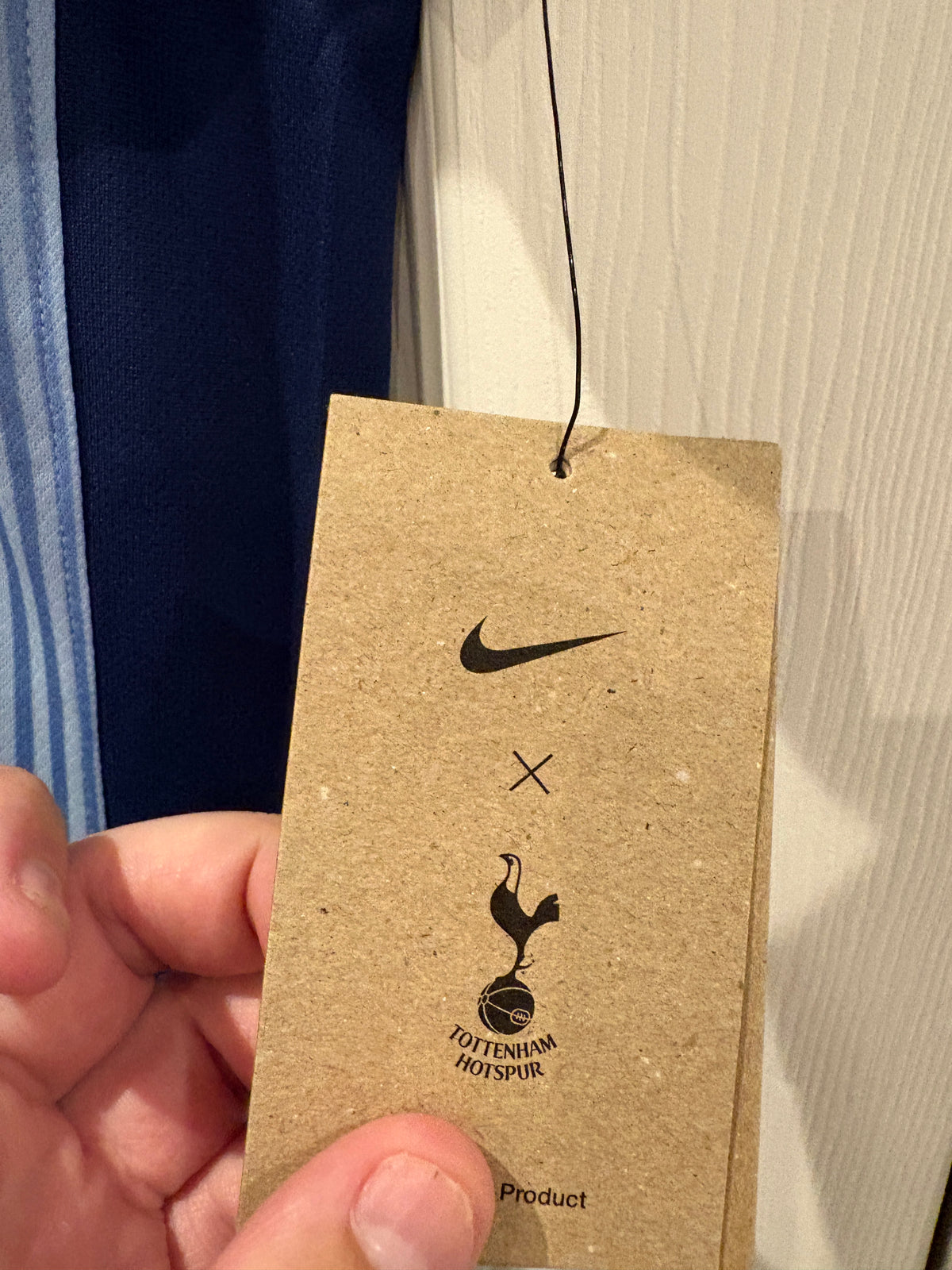 Tottenham 2024/25 Away Shirt Bergvall 15 Europa League Large Nike
