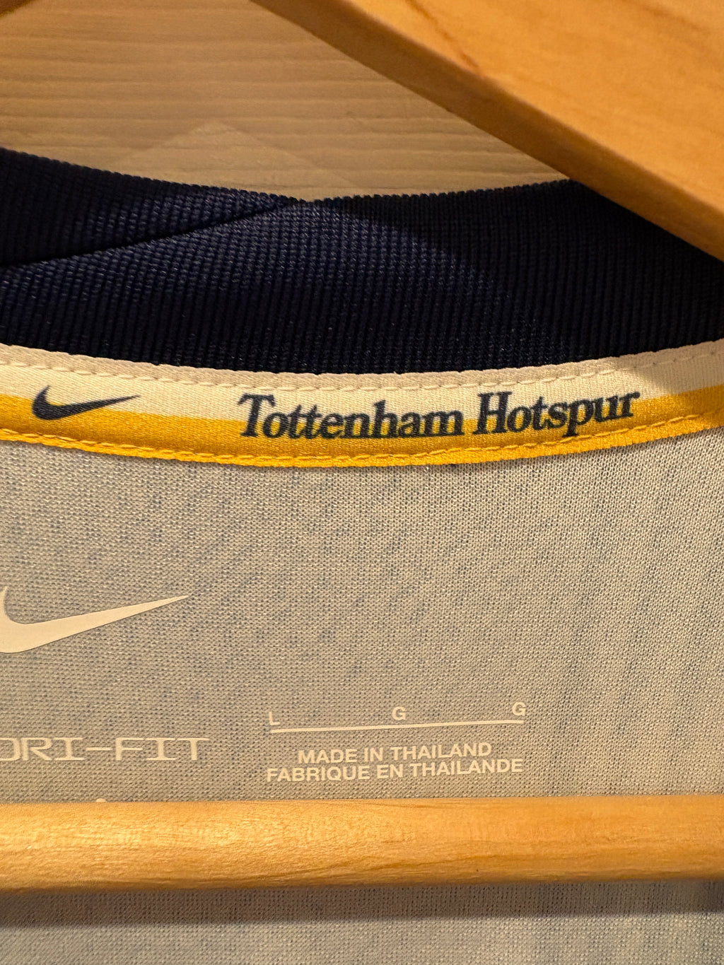 Tottenham 2024/25 Away Shirt Bergvall 15 Europa League Large Nike