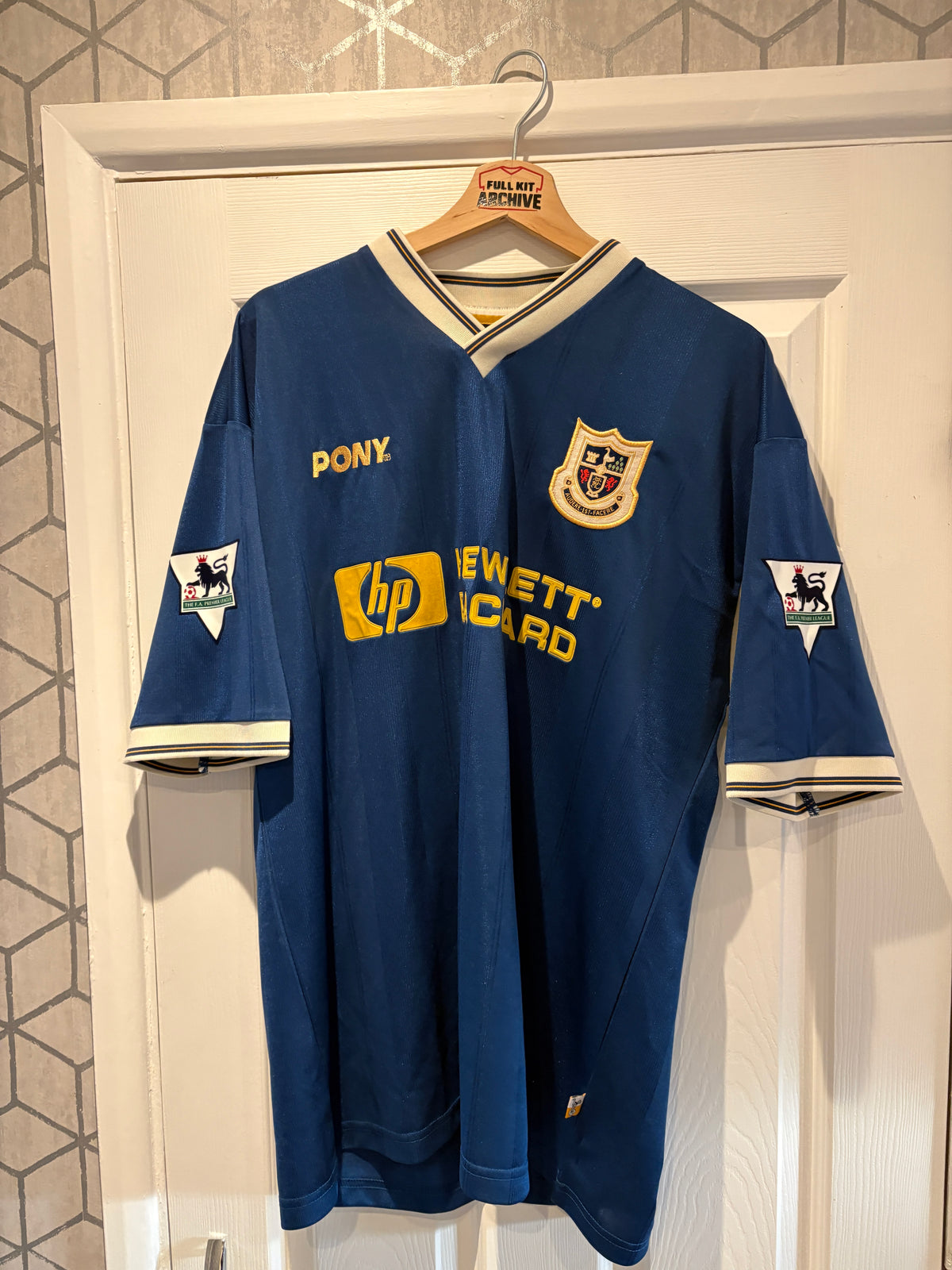 Tottenham Hotspur Pony Retro Away Shirt – GINOLA 14 – Large – Hewlett Packard