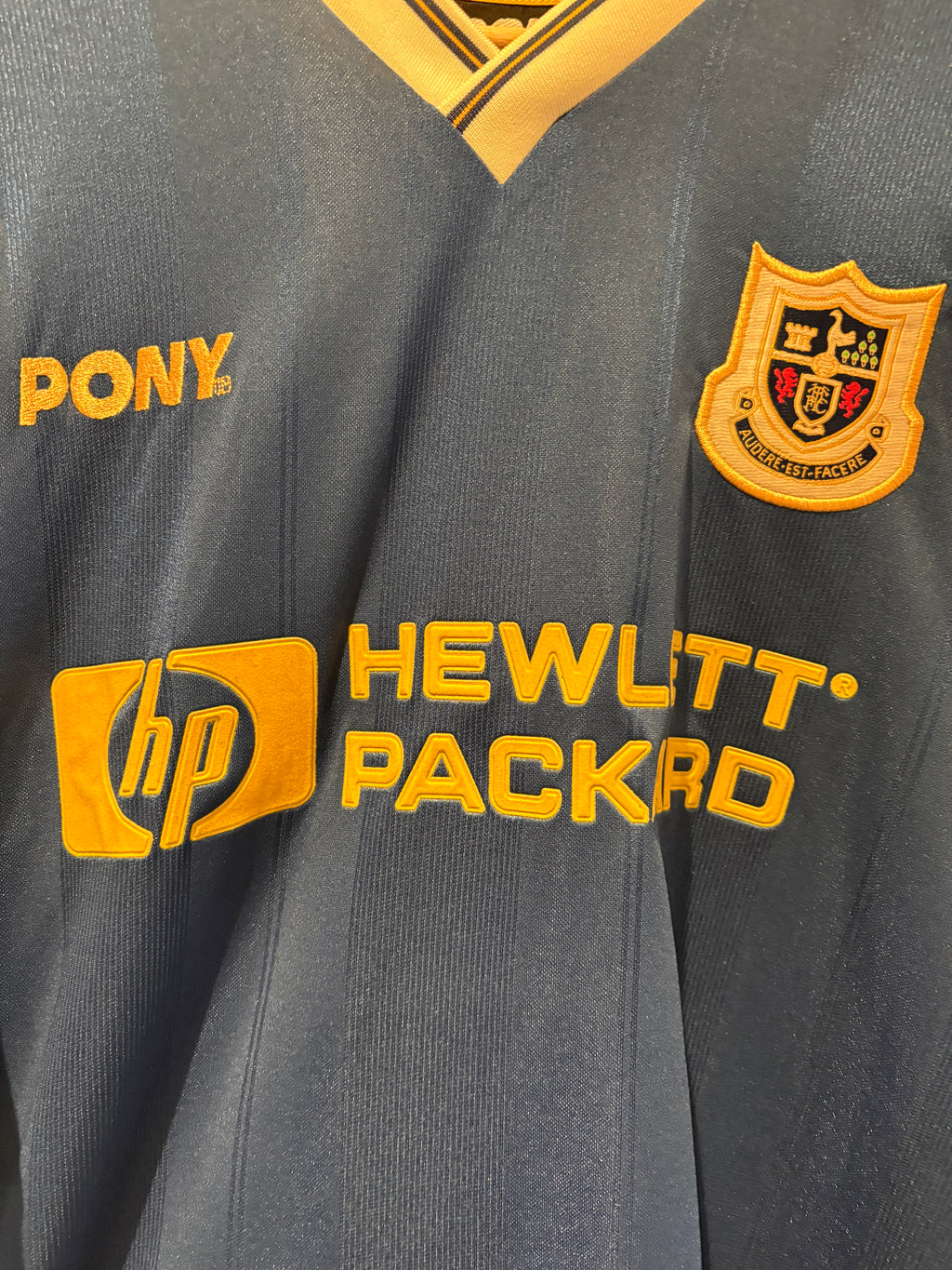 Tottenham Hotspur Pony Retro Away Shirt – GINOLA 14 – Large – Hewlett Packard