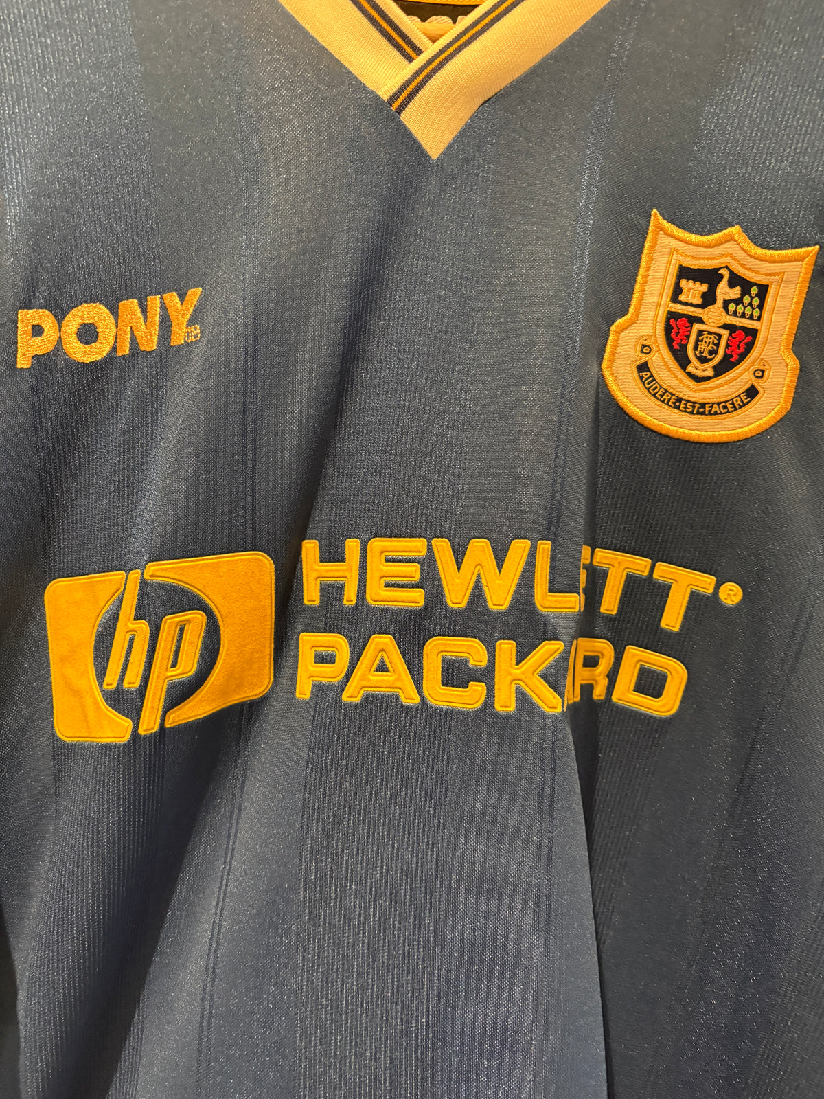 Tottenham Hotspur Pony Retro Away Shirt – GINOLA 14 – Large – Hewlett Packard