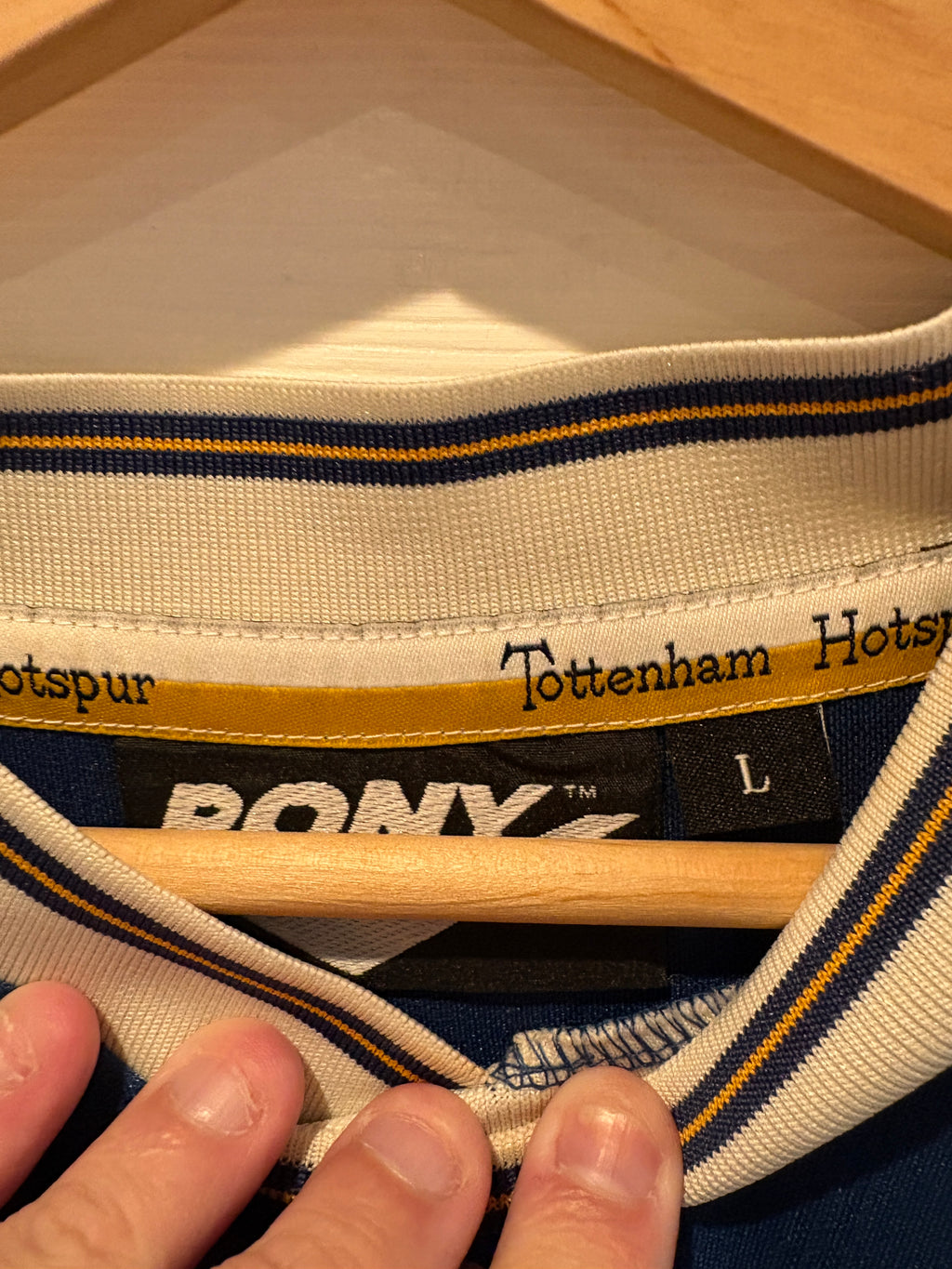 Tottenham Hotspur Pony Retro Away Shirt – GINOLA 14 – Large – Hewlett Packard
