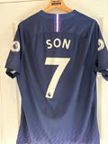 Tottenham Hotspur 2019/20 Away Shirt – SON 7 – Premier League Print – Nike – Size L