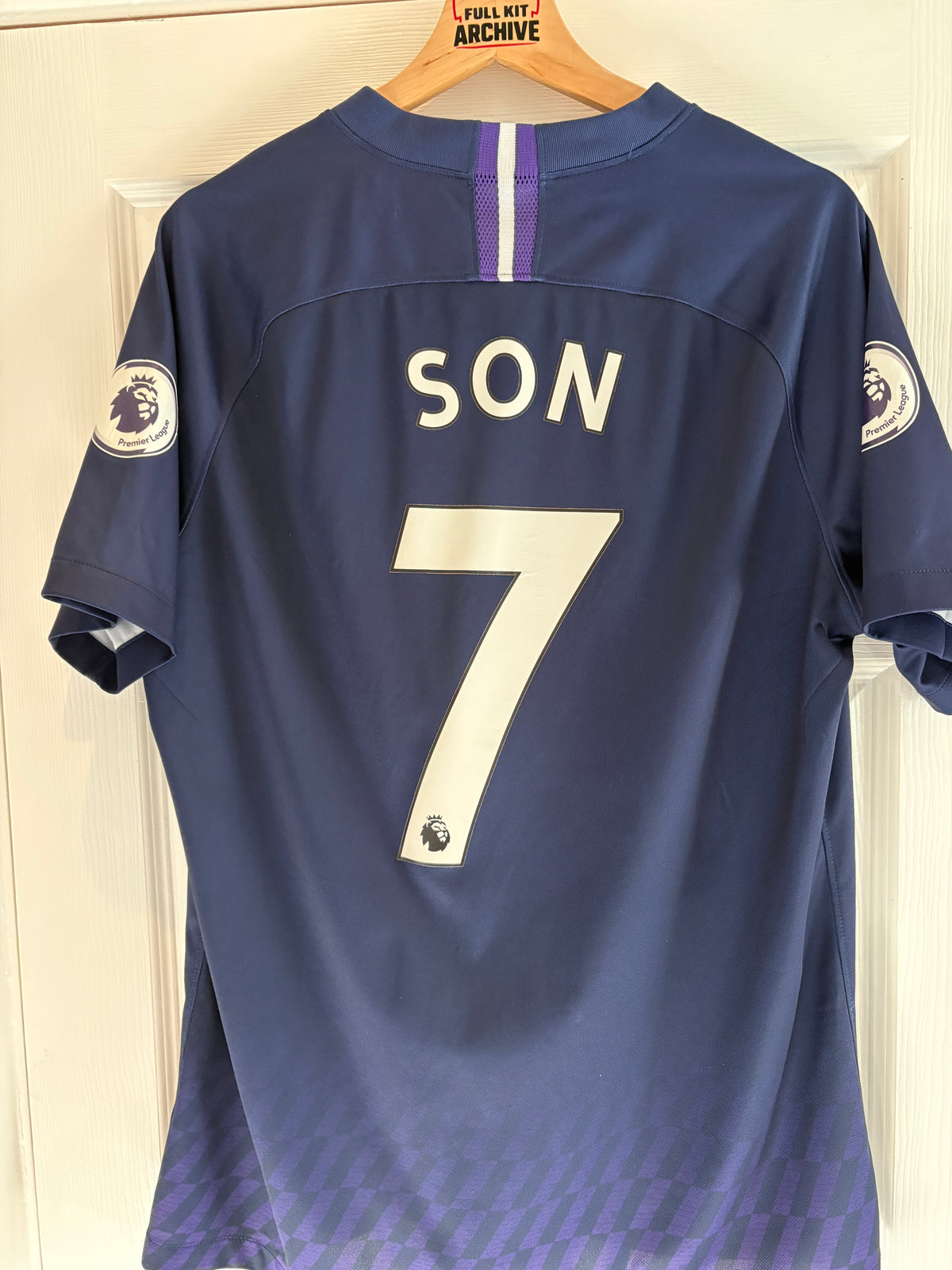 Tottenham Hotspur 2019/20 Away Shirt – SON 7 – Premier League Print – Nike – Size L